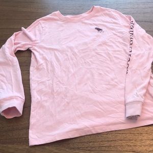 Pink Abercrombie ls tee